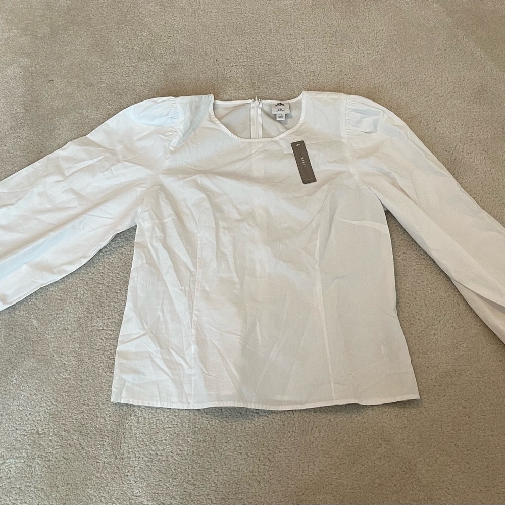 Women’s White J. Crew Blouse